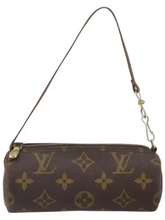 LOUIS VUITTON Monogram Papillon Pouch LV Auth - Picture 12 of 16
